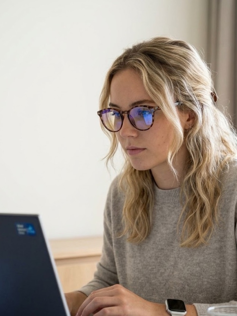 Nectar Cobalt Collection Tortoise Blue Light Blocking Glasses